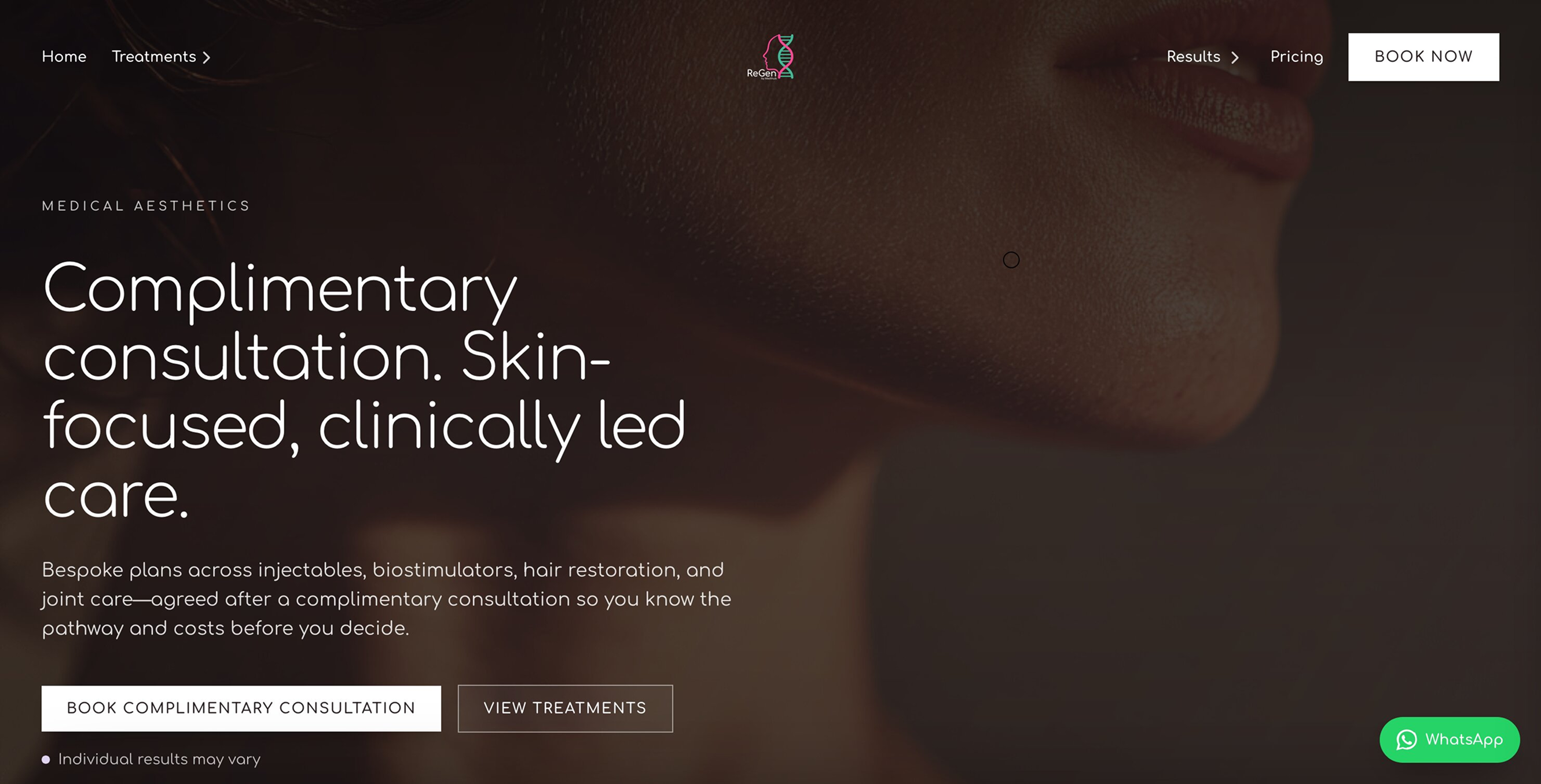 Regen Swansea website preview