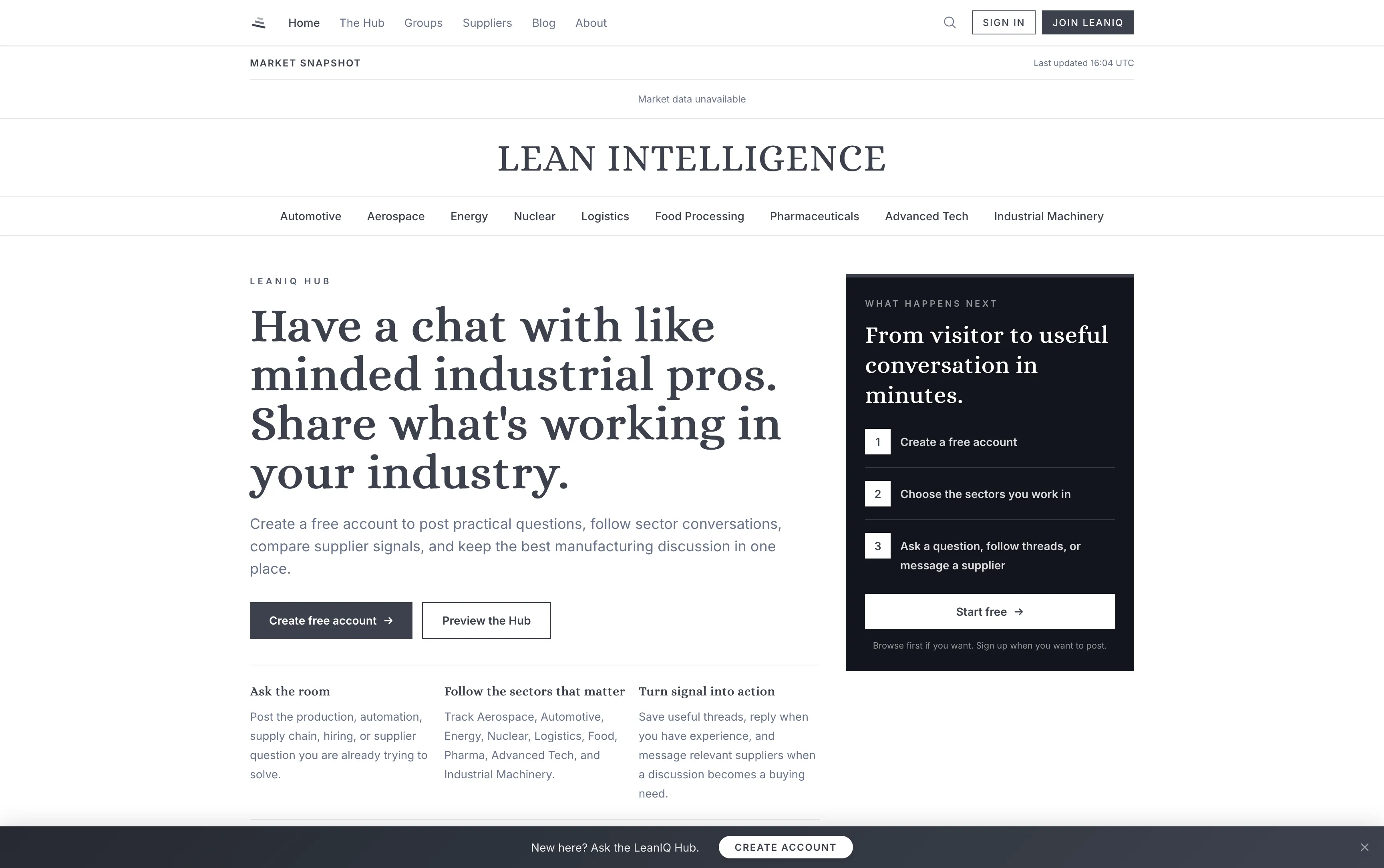 LeanIQ website built by Mapletree Studio