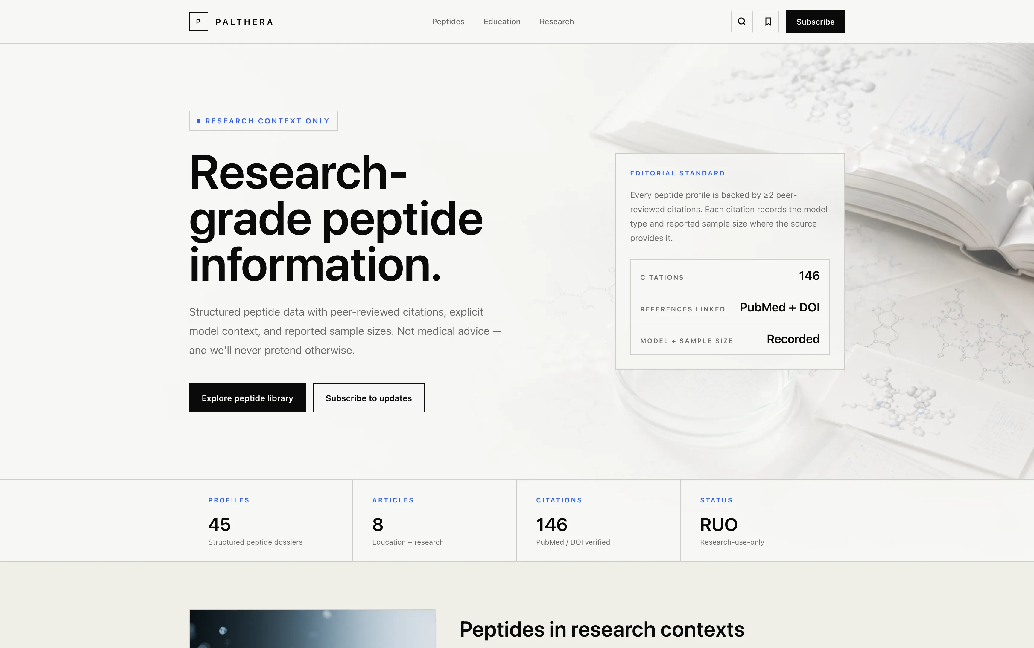 Palthera website built by Mapletree Studio